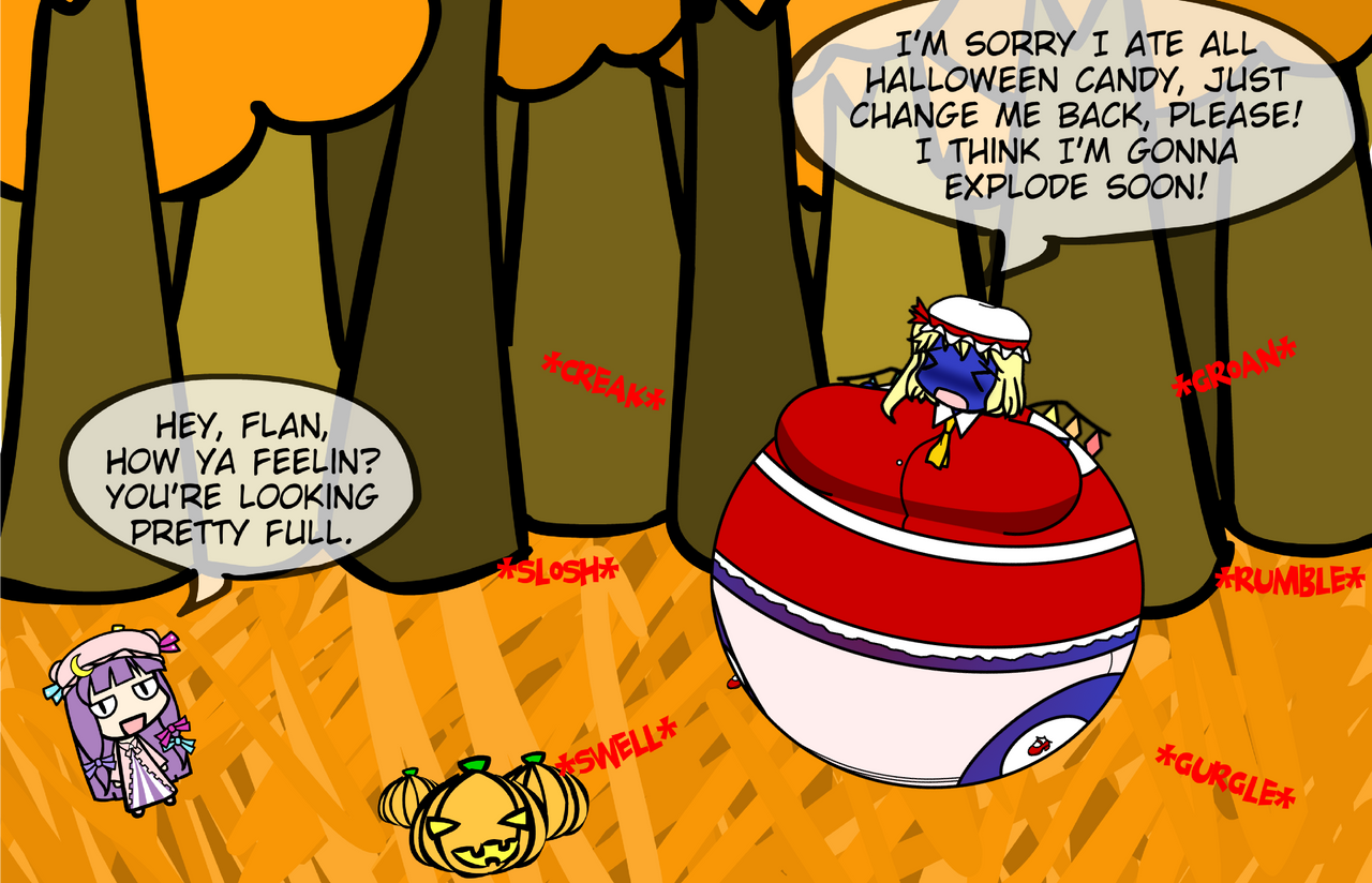 Parallaxthedarkone Mask Inflation Flandre's Halloween Berry Inflation by ParallaxTheDarkOne on DeviantArt