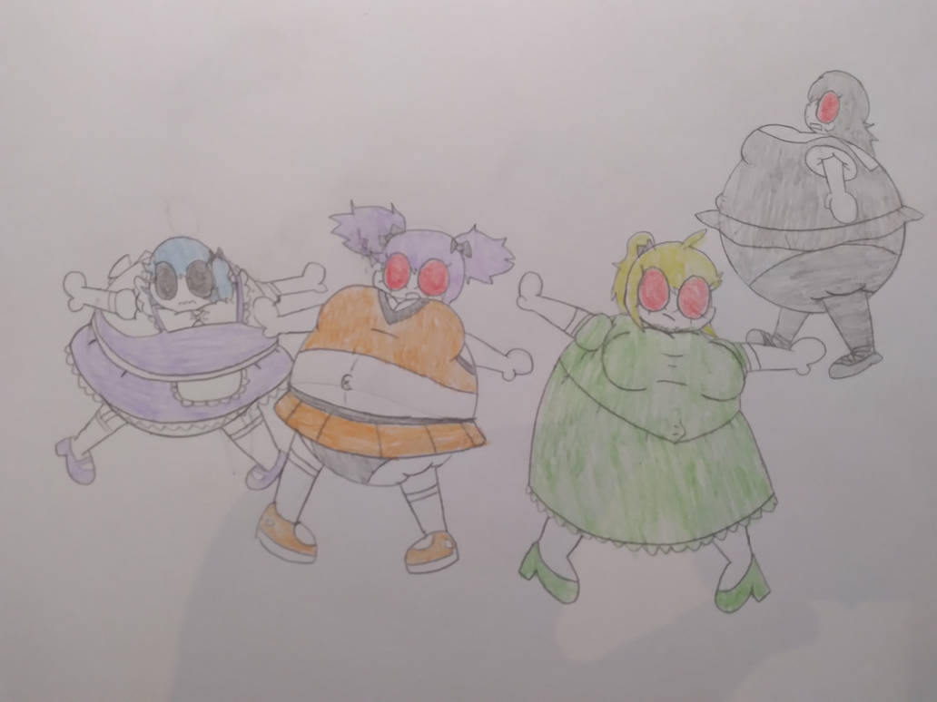 Parallaxthedarkone Mask Inflation OCs Inflating in their Halloween Costumes by ParallaxTheDarkOne on ...