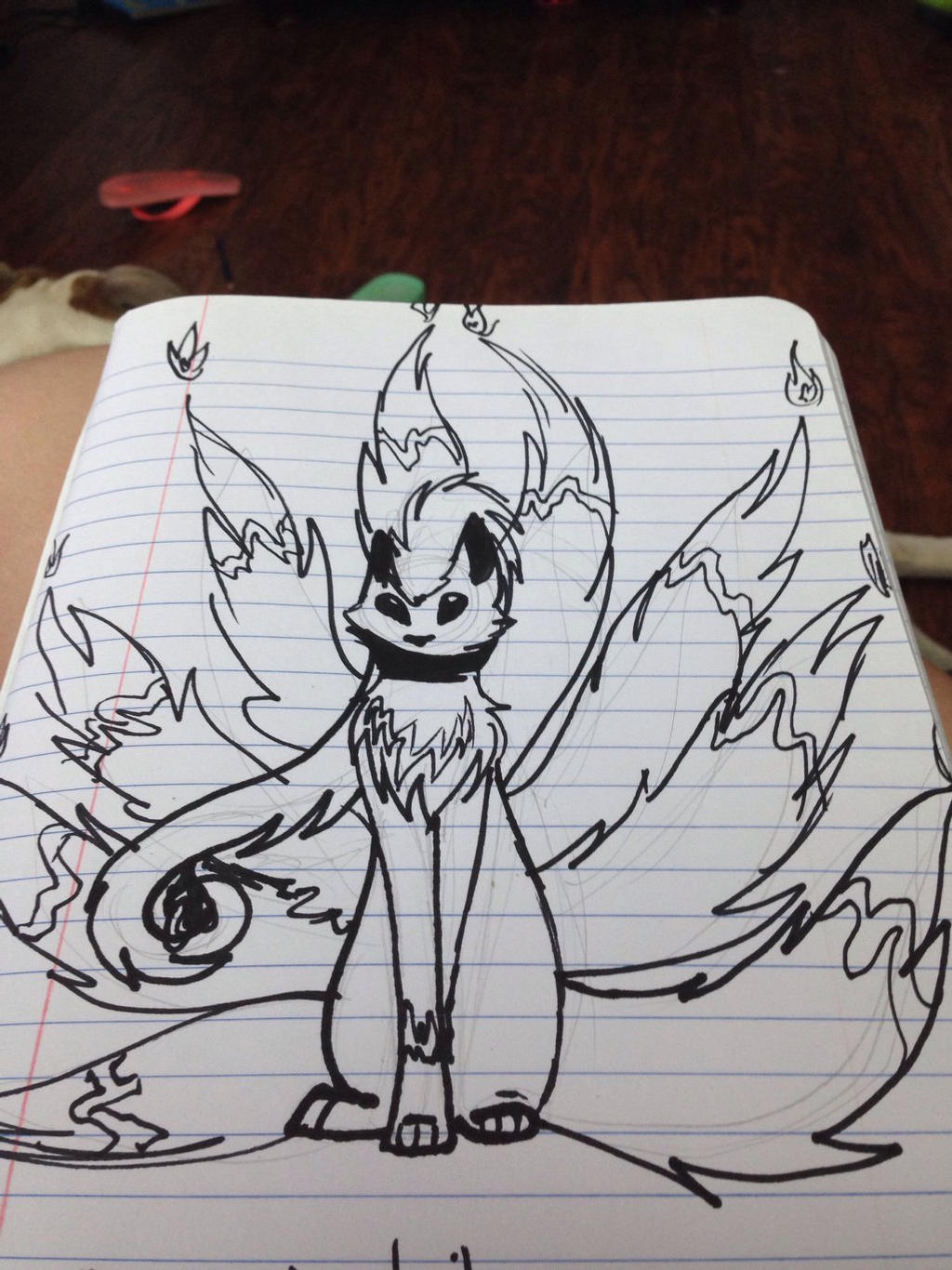 Mega 9 Tails Mega nine tails 1st quick sketch by kacie91988art on DeviantArt