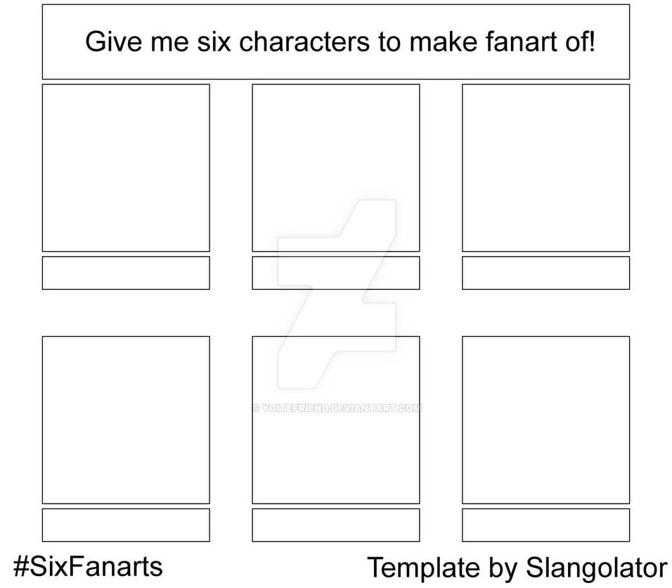 Fanart Template by Yoitefriend on DeviantArt