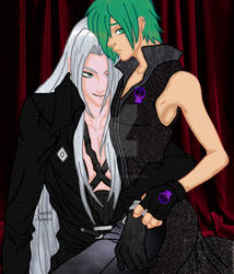 Sephiroth x Kurai Ongaku by Yoitefriend