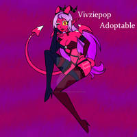 Vivziepop Solo Adoptable Imp Succubus Hybrid Sold