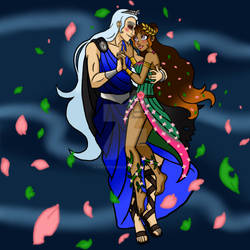 HadesxPersephone Painting Redraw