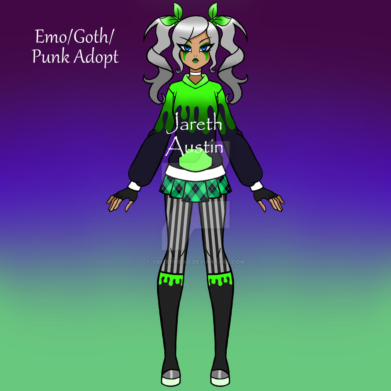 Anonymous Emo Emo Girl Adopt 2 by Yoitefriend on DeviantArt
