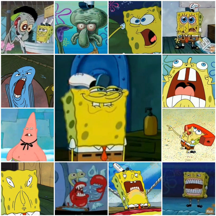 Spongebobs weird faces