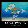 squidward running like a retard