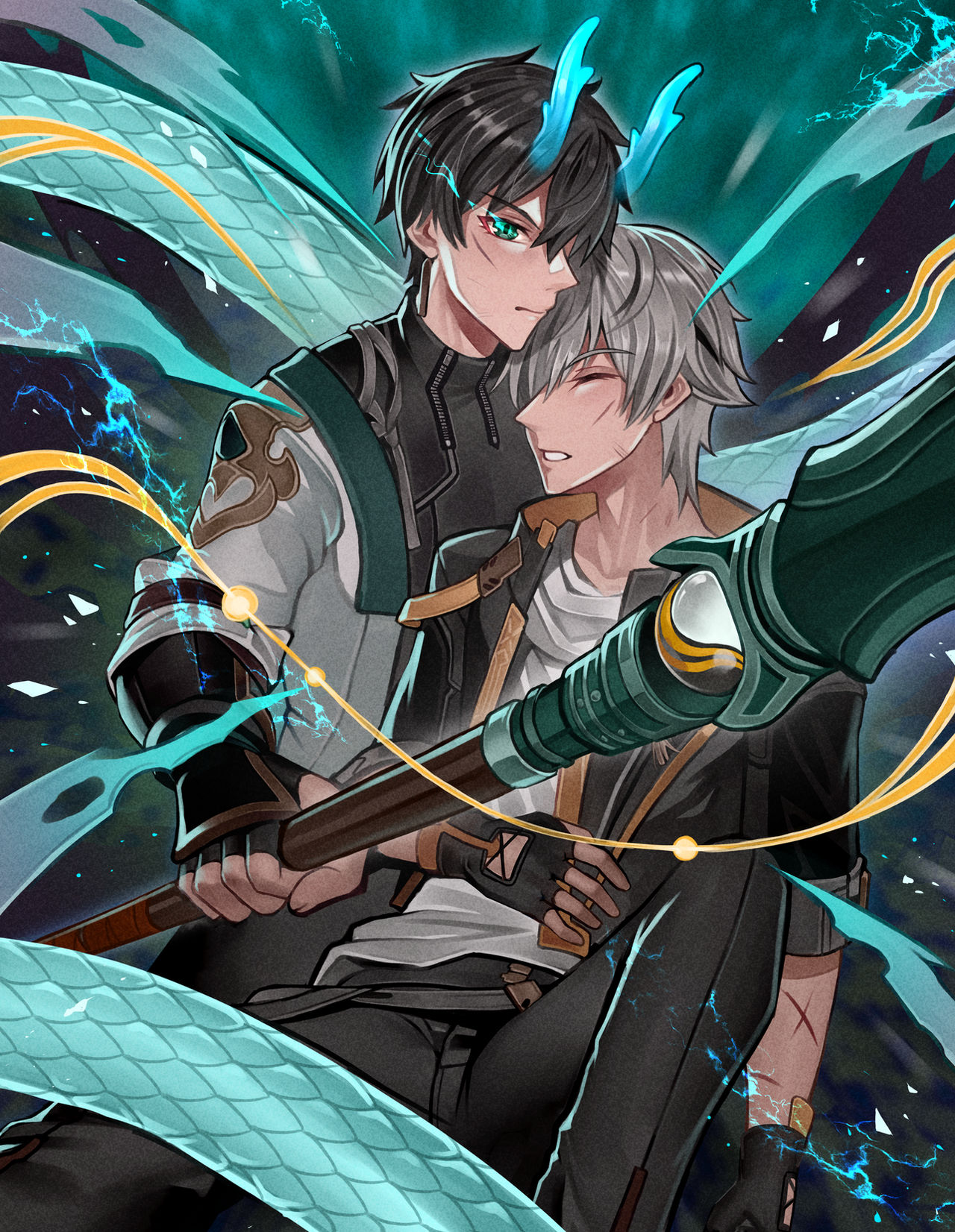 Heng Dan heng and Caelus by Fu1ai on DeviantArt