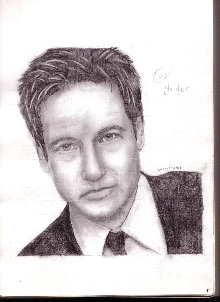 Mulder Drawing Fox Mulder by Diman75 on DeviantArt