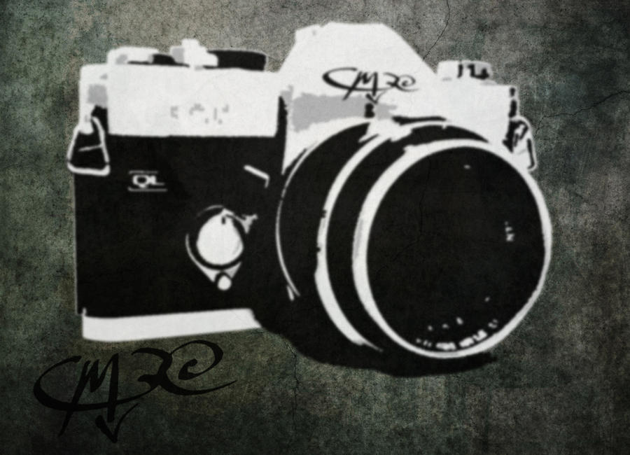 Camera Stencil Mock-up