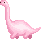 Tiny Pink Dinosaur