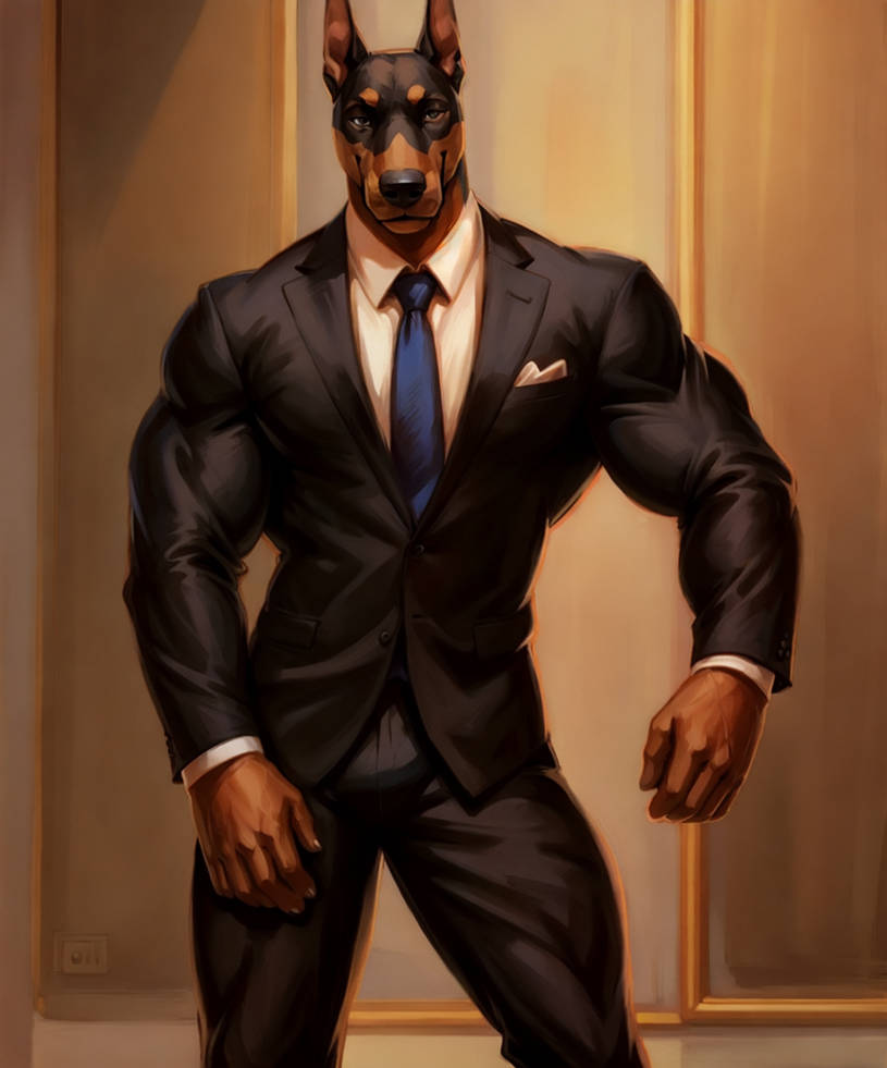 Dobby Bodybuilder Dobbie in suit by PowerPulseArts on DeviantArt