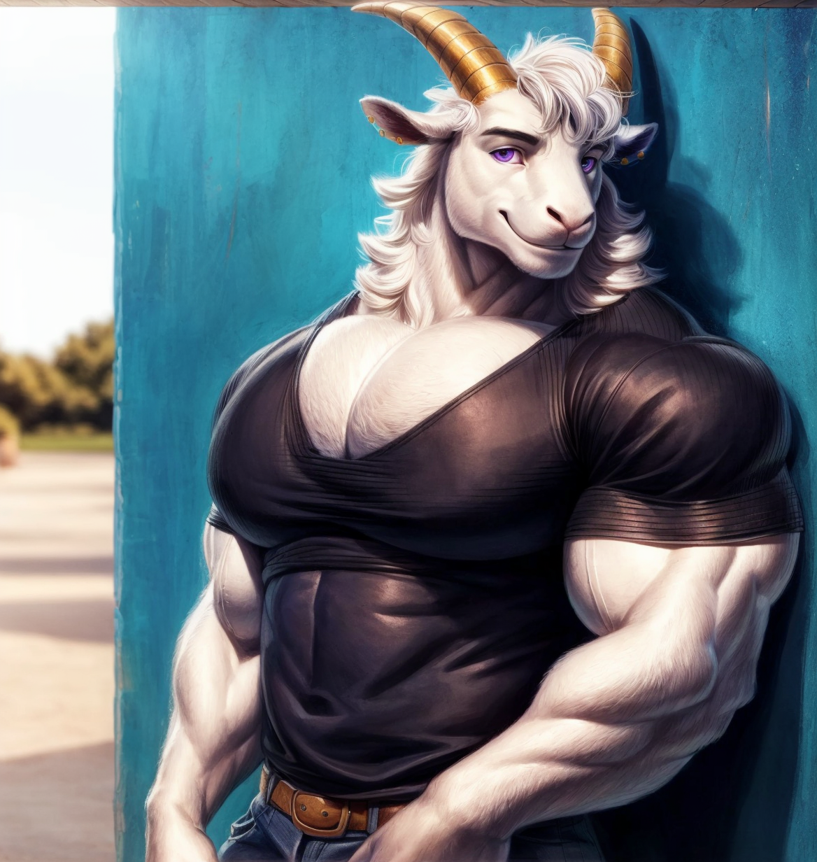 Deviantart Grumpy Goat Goat portrait by PowerPulseArts on DeviantArt