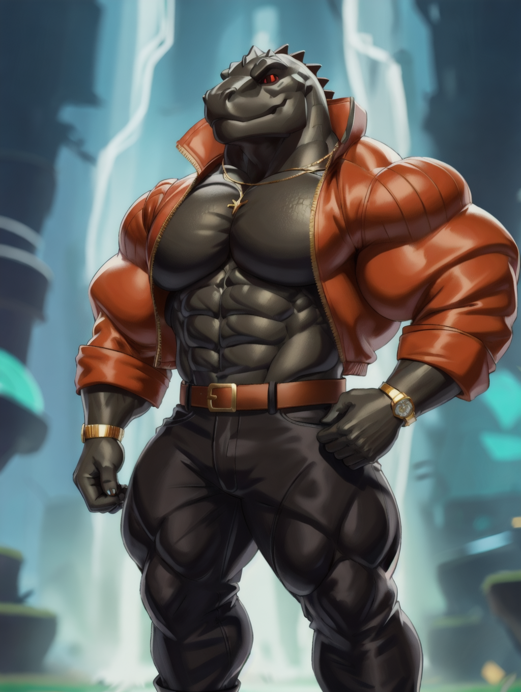 Buff Saurus Buff Thunder by PowerPulseArts on DeviantArt