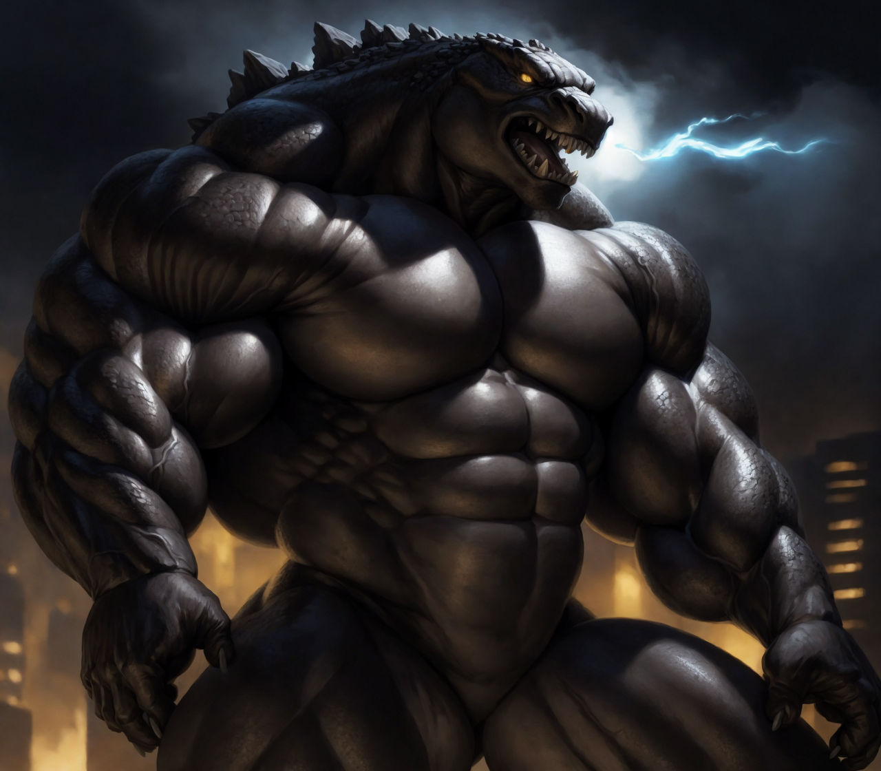 Positive Godzilla Mighty Godzilla by PowerPulseArts on DeviantArt