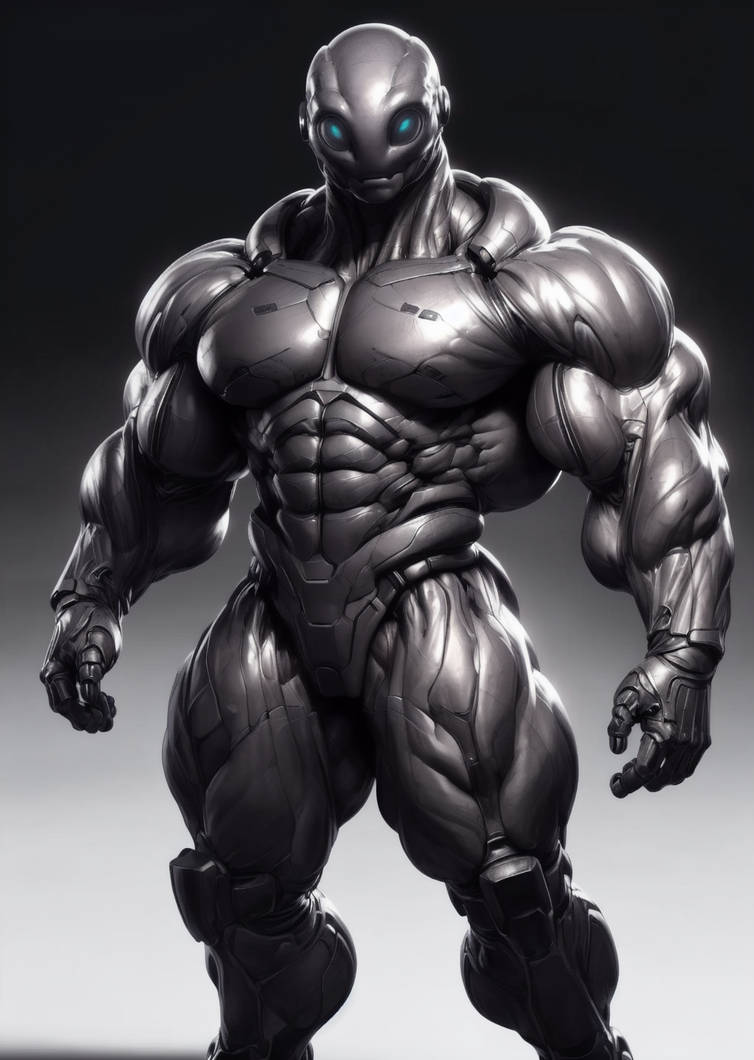 Buff alien concept by PowerPulseArts on DeviantArt