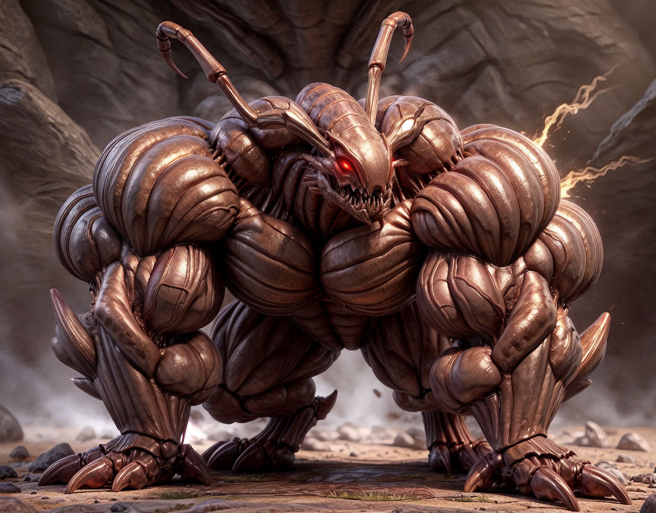 Monster Devil Bug Bug monster by PowerPulseArts on DeviantArt