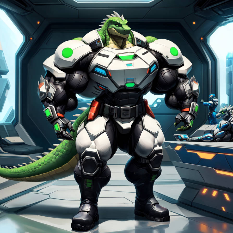 Space lizard by PowerPulseArts on DeviantArt