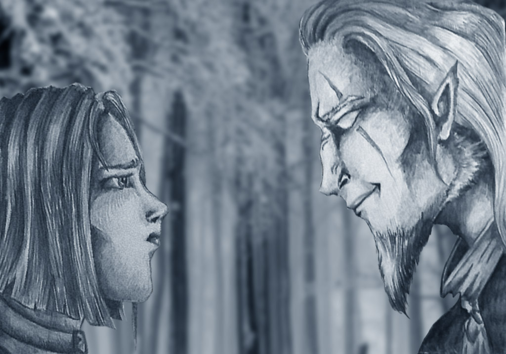 The Crow and the Wolf by Seokthih