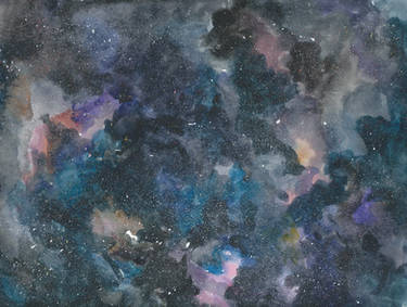 Watercolor Galaxy Test