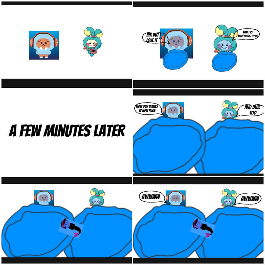 Matetsu and Yedee blueberry inflation comic/text by alexanderdejesus16 ...