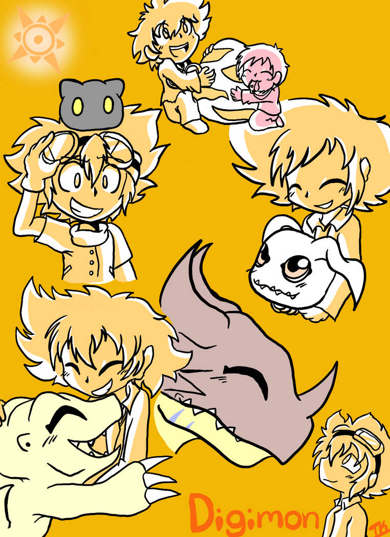 Deviantart Reference Digimon Digimon tribute art by huggsville on DeviantArt