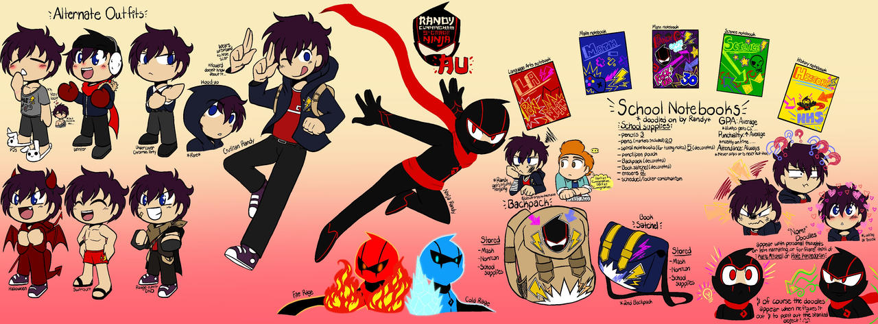 RC9GN AU Randy Cunningham Design by huggsville on DeviantArt