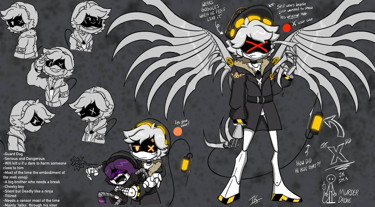 SD-X Murder Drone OC by GalaxyCats-Art-Anim on DeviantArt