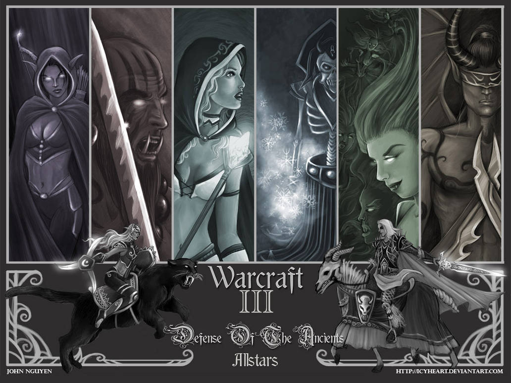 dota allstars wallpaper by icyheart on