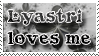 Lyastri Love Stamp by Lyastri