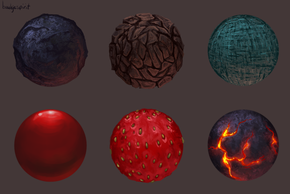Material studies 1 by BaukjeSpirit on DeviantArt