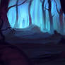 Haunted Forest - speedpaint