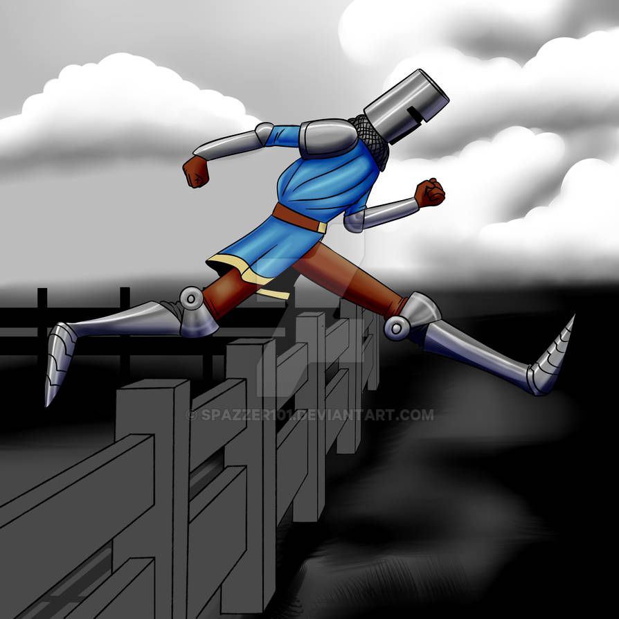 jumping knight (position practice) by spazzer101 on DeviantArt