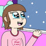 It's snowing!