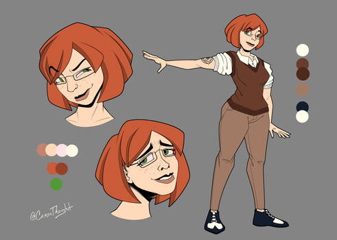 [OC] Maude Moss Reference Sheet - @CanonThought