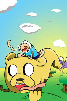 Art Jam - Day 4 - Adventure Time Finn And Jake