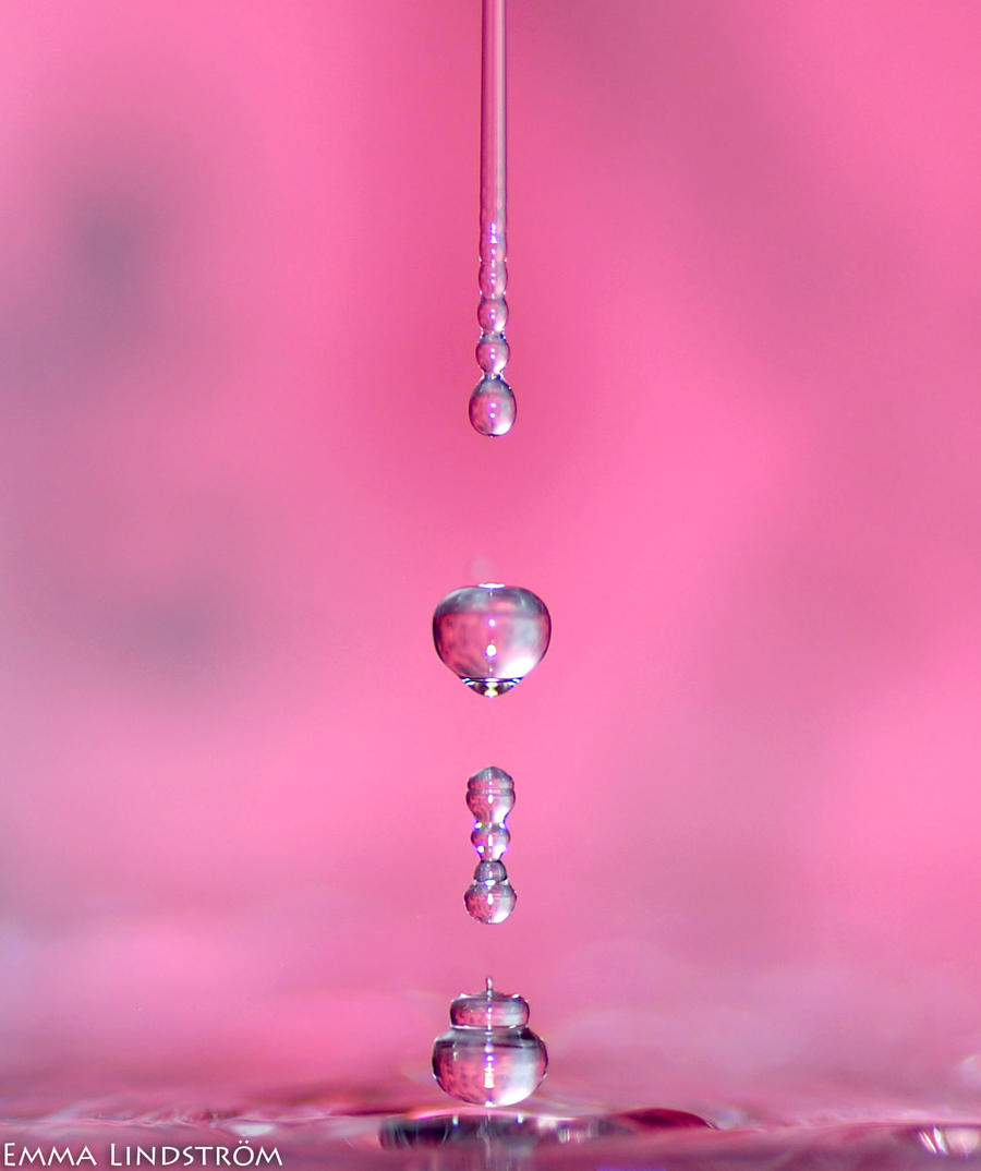 Pink drops