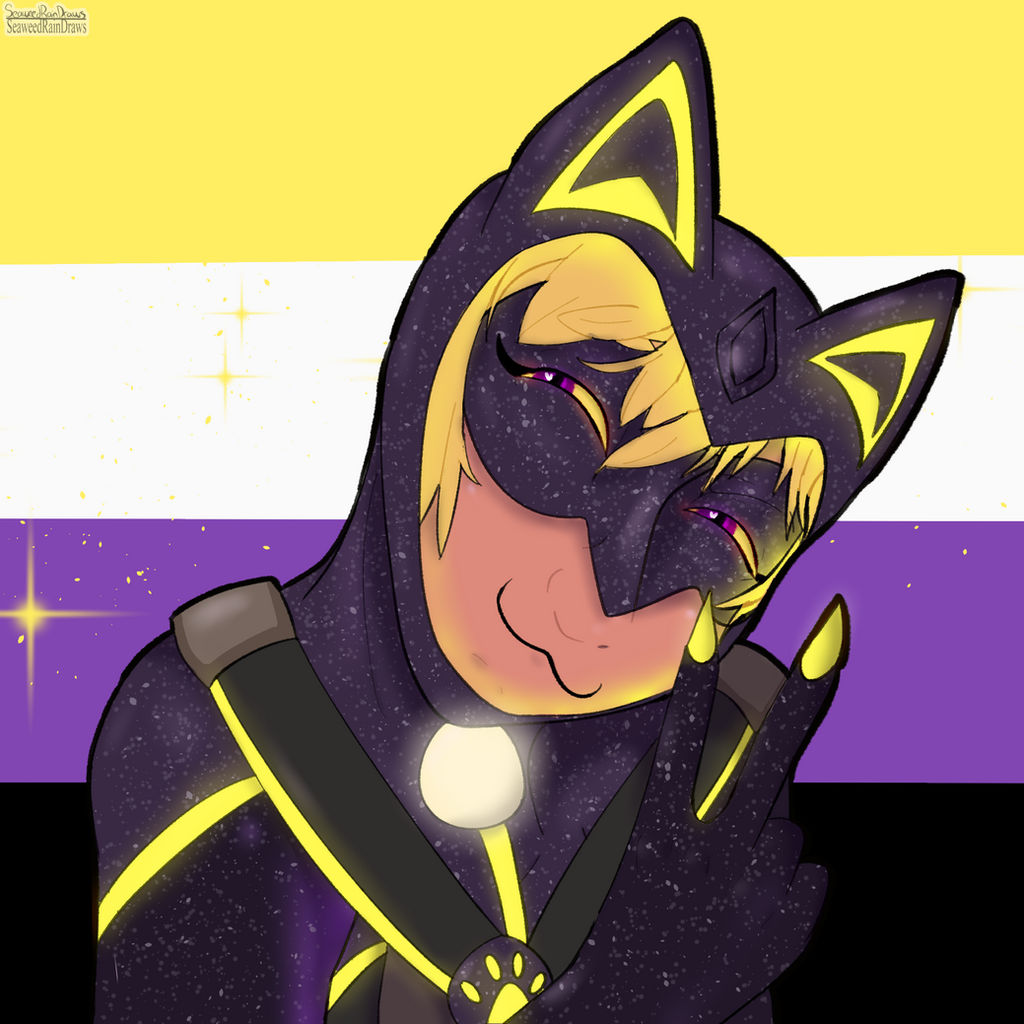 Nyanbinary Nyanbinary Noir by SeaweedRain on DeviantArt