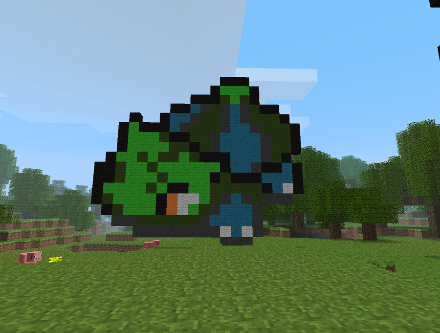 Bulbasaur Minecraft Minecraft Art: Bulbasaur sprit by 04porteb on DeviantArt