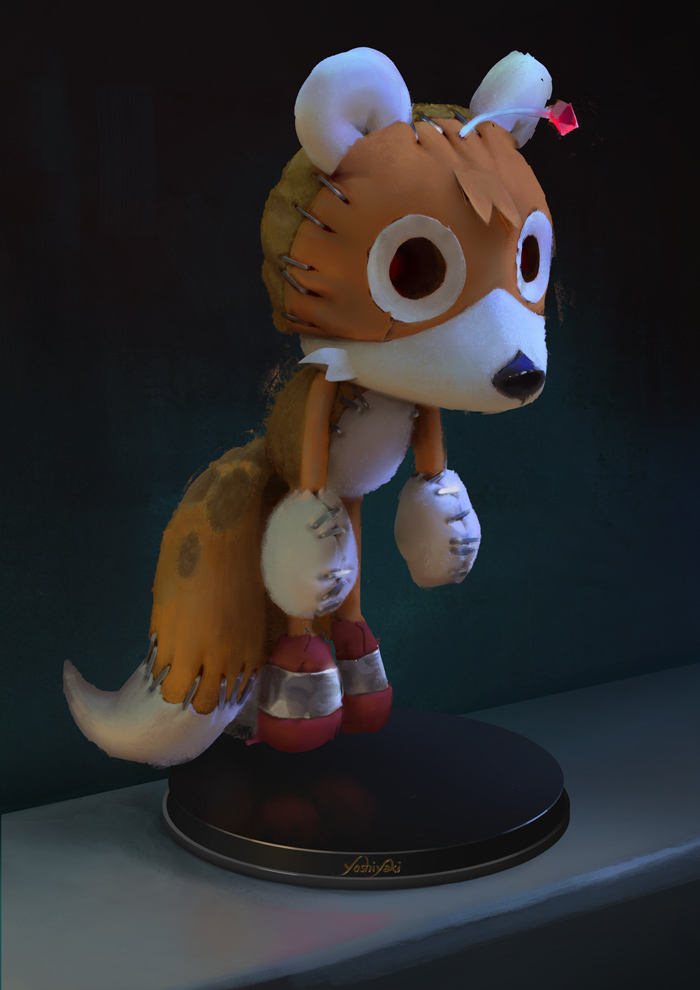 tails and tails doll (sonic) drawn by evan_stanley