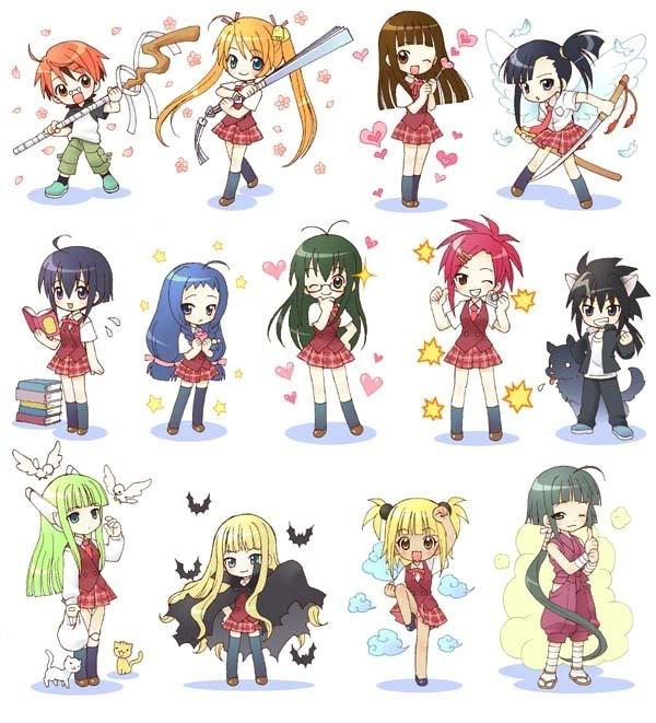 Negima Deviantart cute negima characters by Thousandthunderbolt on DeviantArt