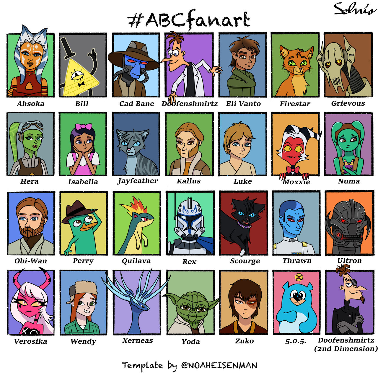 Abc Bids Deviantart ABC Fanart Challenge by LieutenantSelnia on DeviantArt