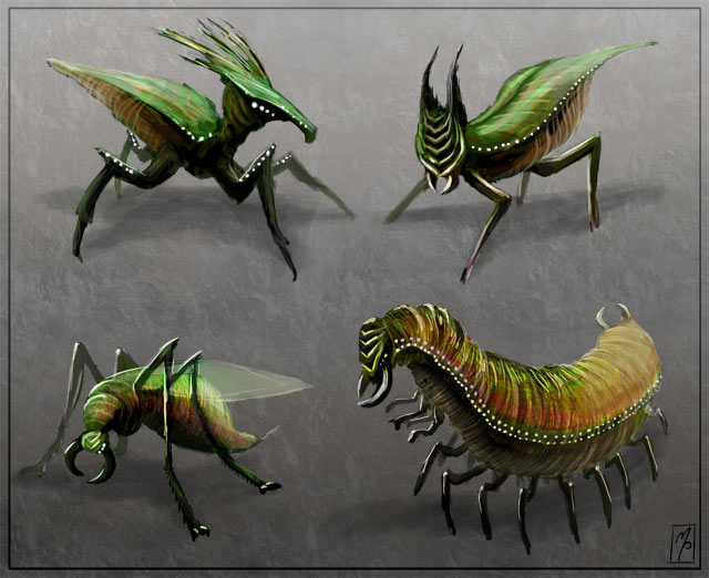 Alien Insects by MichellePapadopoulos on DeviantArt