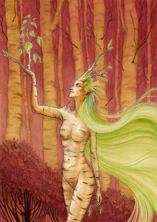 Birch Dryad