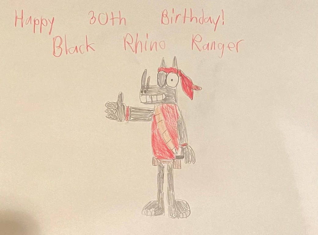 Happy 30th Birthday! Black Rhino Ranger