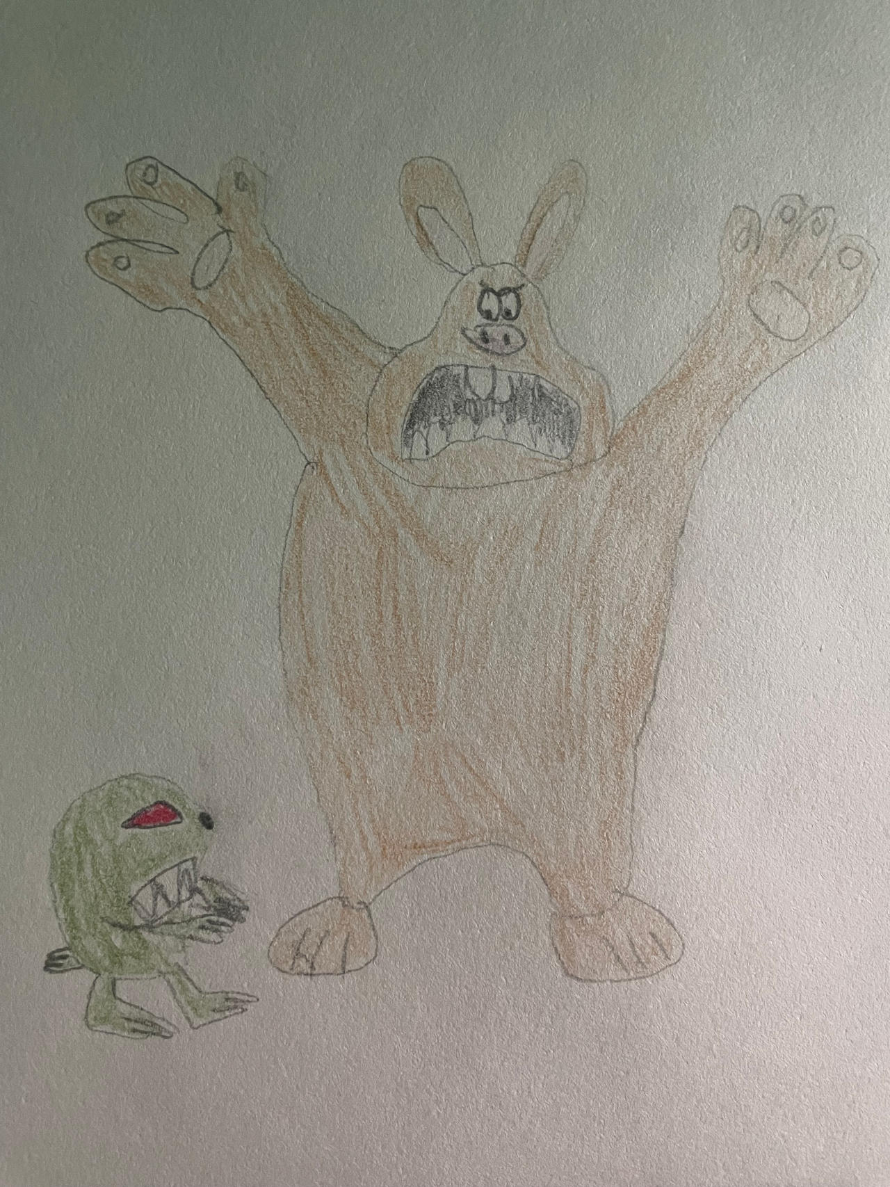 Were Rabbit Wallace Scaring Weremole by SkylanderGuy2005 on DeviantArt