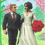 Wedding card picture (gift art)