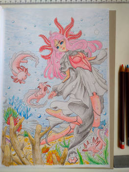 Axolotl girl