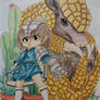 Armadillo girl