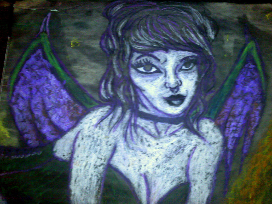 demon chick detail.