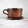Copper tea cup